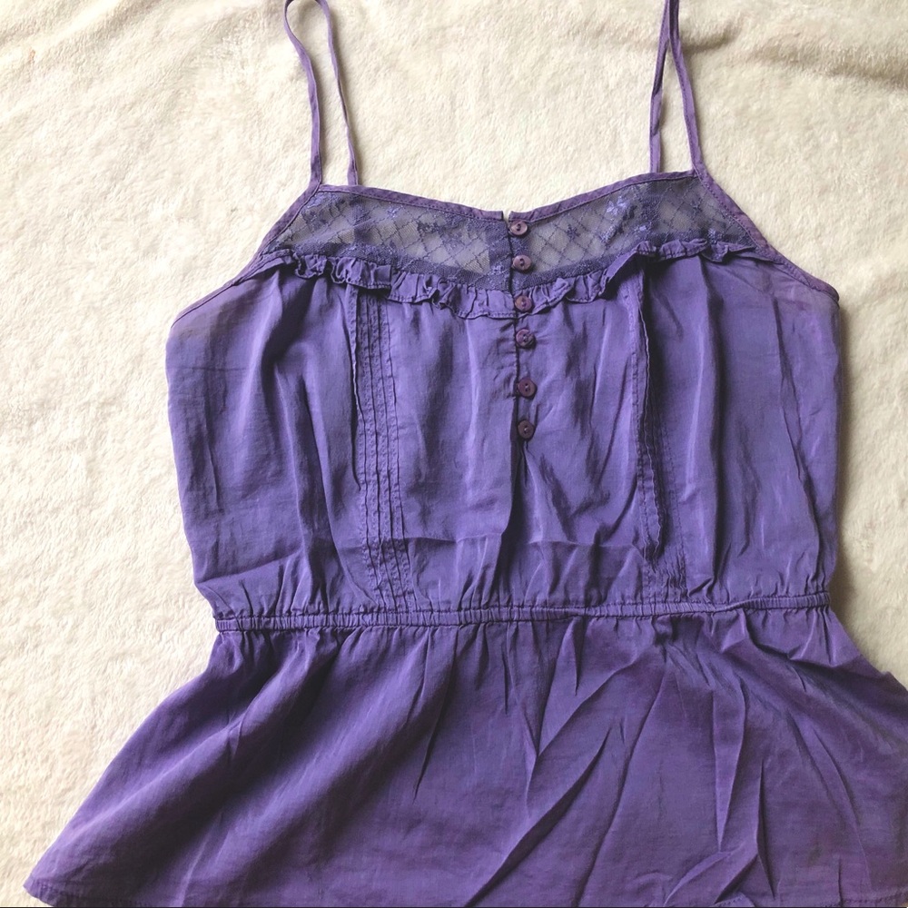 Kirra Lace Peplum Tank